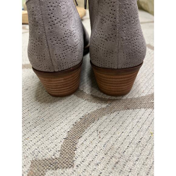 LUCKY BRAND FELIXAN SUEDE LEATHER HEEL BOOTIES WOMENS SIZE 8.5 - Picture 10 of 11